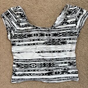 Pattern crop top